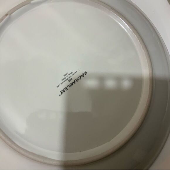 COPY - Rachael Ray Rise Red Salad Lunch Plates Stoneware 9" set of 3 P4 - Picture 6 of 6